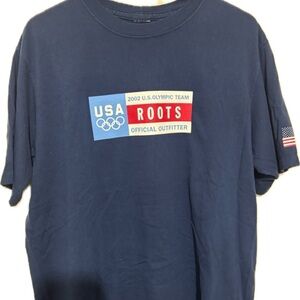 Roots Navy USA Olympic Team T-Shirt
